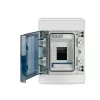 Eaton 174221 IKA-1/4-ST paviršinio montavimo mažoji skirstomoji dėžė, 4 moduliai, 1 eilė, IP65, pilka