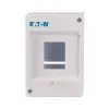Eaton MINI-4 paviršinio montavimo skirstomasis skydas, 4 moduliniai vienetai, IP30, baltos spalvos (RAL 9010) 177068
