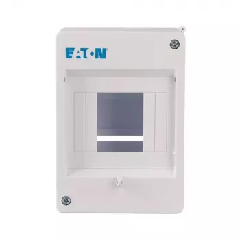 Eaton MINI-4 paviršinio montavimo skirstomasis skydas, 4 moduliniai vienetai, IP30, baltos spalvos (RAL 9010) 177068