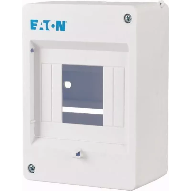 Eaton MINI-4 paviršinio montavimo skirstomasis skydas, 4 moduliniai vienetai, IP30, baltos spalvos (RAL 9010) 177068