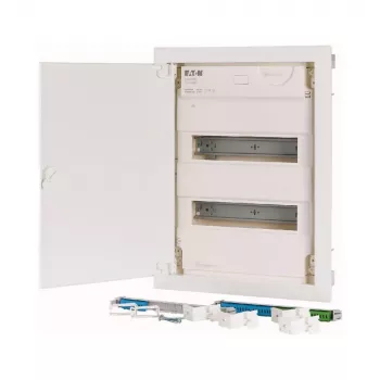 Eaton KLV-24UPP-F multimedijos skirstomasis skydas, įleidžiamas, 24 moduliai, baltos spalvos durelės 178800
