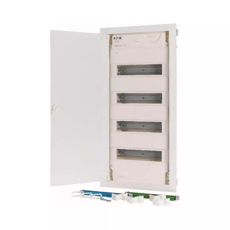 Eaton KLV-48UPP-F įleidžiama 4 eilių 48 modulių skirstomoji spinta, balta 178804