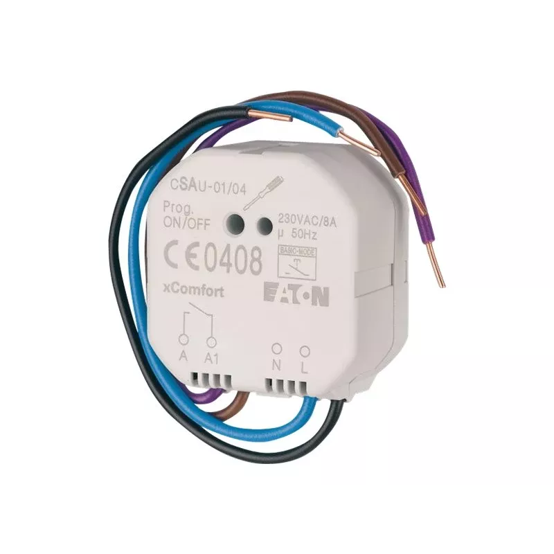 EATON xComfort belaidis perjungimo aktorius be potencialo 1 kanalo 16A įleidžiamas 121080