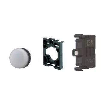 Eaton M22-L-W-LED230-BVP baltos spalvos LED signalinė lemputė, 230V AC/DC, 22,5 mm