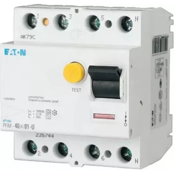 EATON PFIM-63/4/003-G/F liekamosios srovės automatinis jungiklis 63A 4 polių 30mA G/F tipo 187358