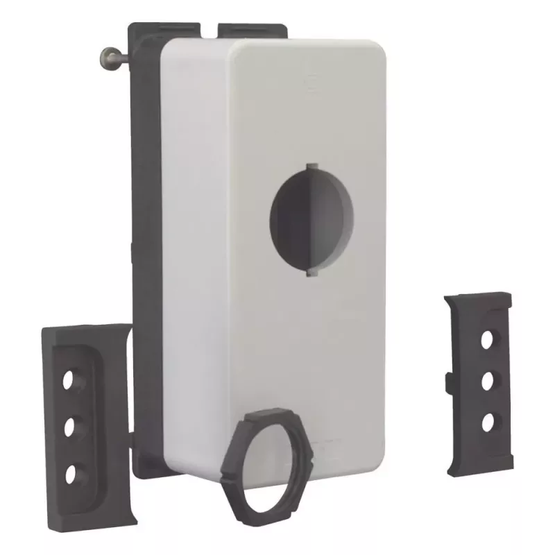 EATON M22-FI1 paviršinio montavimo korpusas, 1 valdymo taškas, pilkas/juodas, IP66/IP67/IP69K