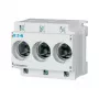 Eaton FCFBD02DI-3 D02 3 polių saugiklių laikiklis, E18, 400 V AC, 63 A, DIN bėgiui 148810