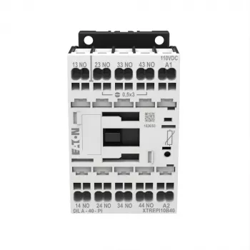 EATON DILA-40(24VDC)-PI pagalbinis kontaktorius 24VDC 4 NO su push-in gnybtais 199208