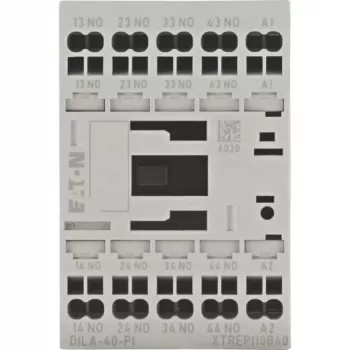 EATON DILA-40(24VDC)-PI pagalbinis kontaktorius 24VDC 4 NO su push-in gnybtais 199208