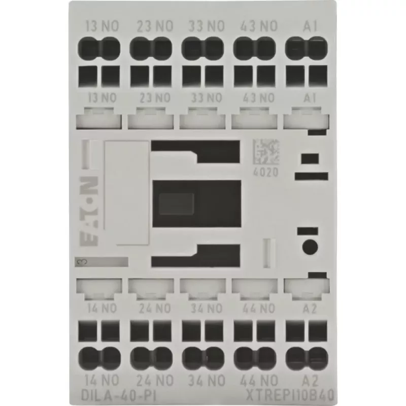 EATON DILA-40(24VDC)-PI pagalbinis kontaktorius 24VDC 4 NO su push-in gnybtais 199208