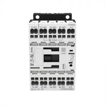 EATON DILA-31 pagalbinis kontaktorius, 230 V 50 Hz / 240 V 60 Hz ritė, 3NO+1NC, 4 A 199209