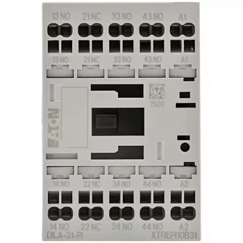 EATON DILA-31 pagalbinis kontaktorius, 230 V 50 Hz / 240 V 60 Hz ritė, 3NO+1NC, 4 A 199209