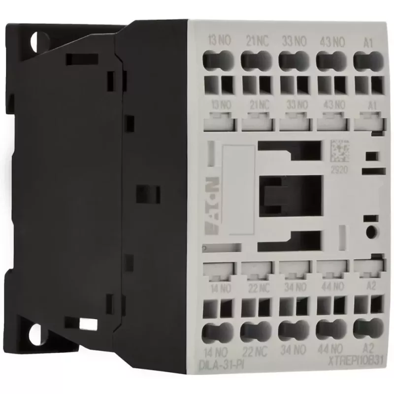 Eaton DILA-31 pagalbinis kontaktoriuss, 24 V DC ritė, 3NO+1NC, 4 polių 199213