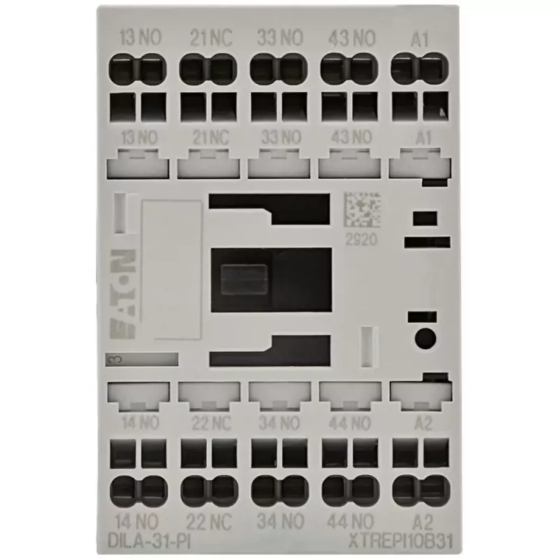 Eaton DILA-31 pagalbinis kontaktoriuss, 24 V DC ritė, 3NO+1NC, 4 polių 199213