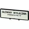 Eaton ZFS71-T0 legendos plokštelės laikiklis, 30x30 mm, juodas, RMQ-Titan 205540