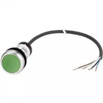 Eaton RMQ-Titan C22 plokščiasis mygtukas, žalias, 1 N/O, varžtiniai gnybtai, 22,5 mm montavimas 185670
