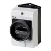 Eaton T0-1-8200/I1/SVB-SW 1 polių ON-OFF svirtinis jungiklis, 20 A, 690 V AC, IP65 priekis, juodas/baltas 207146