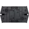 Eaton T0-2-1/I1/SVB-SW 20A 2 polių ON-OFF kumštelinis jungiklis, priekinio montavimo, IP65, juodas 207148