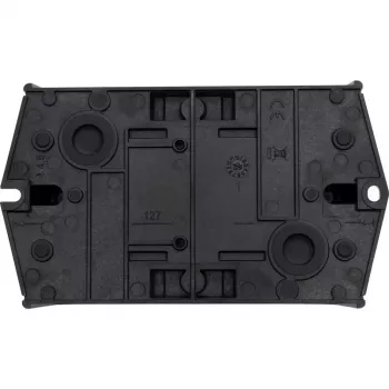 Eaton T0-4-8344/I1/SVB kumštelinis jungiklis, 4 polių, 20 A, 690 V, 3 padėčių, priekinio montavimo, juoda rankena 207163