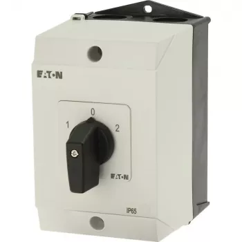 Eaton T3-3-8212/I2 3 polių kumštelinis jungiklis, 32 A, juodas/baltas 207183