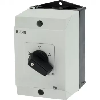 Eaton T3-4-8410/I2 pagrindinis jungiklis 3 polių 63 A 690 V AC ON-OFF, skydinis montavimas, juodas/baltas 207195