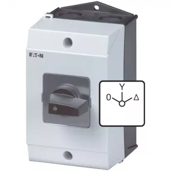 Eaton T3-4-8410/I2 pagrindinis jungiklis 3 polių 63 A 690 V AC ON-OFF, skydinis montavimas, juodas/baltas 207195
