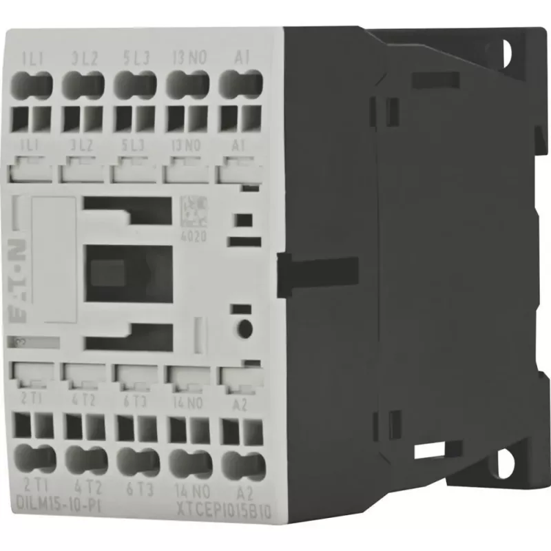 EATON DILM15 kontaktoriuss, 3 polių, 15 A, 230 V 50 Hz / 240 V 60 Hz ritė, 1NO+1NC 199249