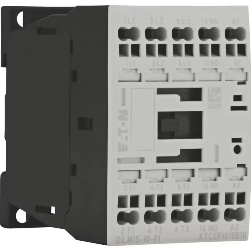 EATON DILM15 kontaktoriuss, 3 polių, 15 A, 230 V 50 Hz / 240 V 60 Hz ritė, 1NO+1NC 199249