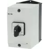 Eaton 207537 3 polių sukamasis jungiklis, 20 A, 690 V, priekinis montavimas, juodas/baltas