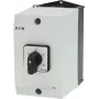 Eaton 207537 3 polių sukamasis jungiklis, 20 A, 690 V, priekinis montavimas, juodas/baltas