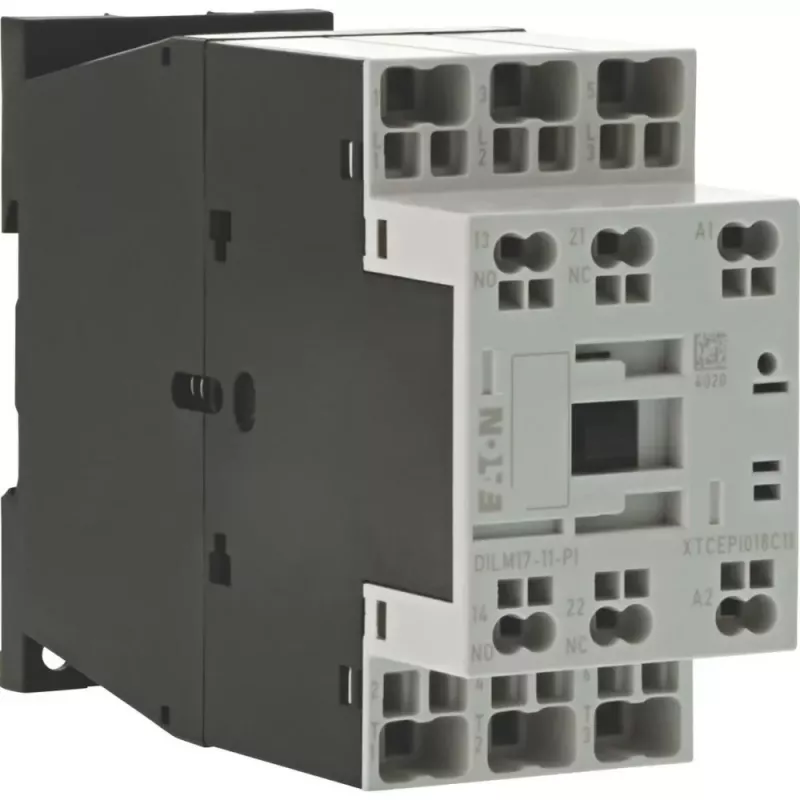 Eaton DILM17-11(RDC24)-PI galios kontaktorius, 3 NO pagrindiniai kontaktai, 24 V DC ritė, 17 A 199283