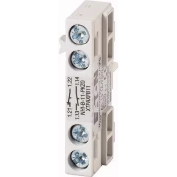 Eaton NHI-B-11-PKZ0 pagalbinis kontaktų blokas, 1NO+1NC, baltas, PKZ0 208277