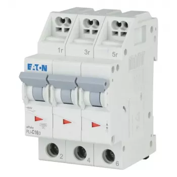Eaton PLI-C16/3 automatinis grandinės pertraukiklis C tipo 16A 3 polių 101321