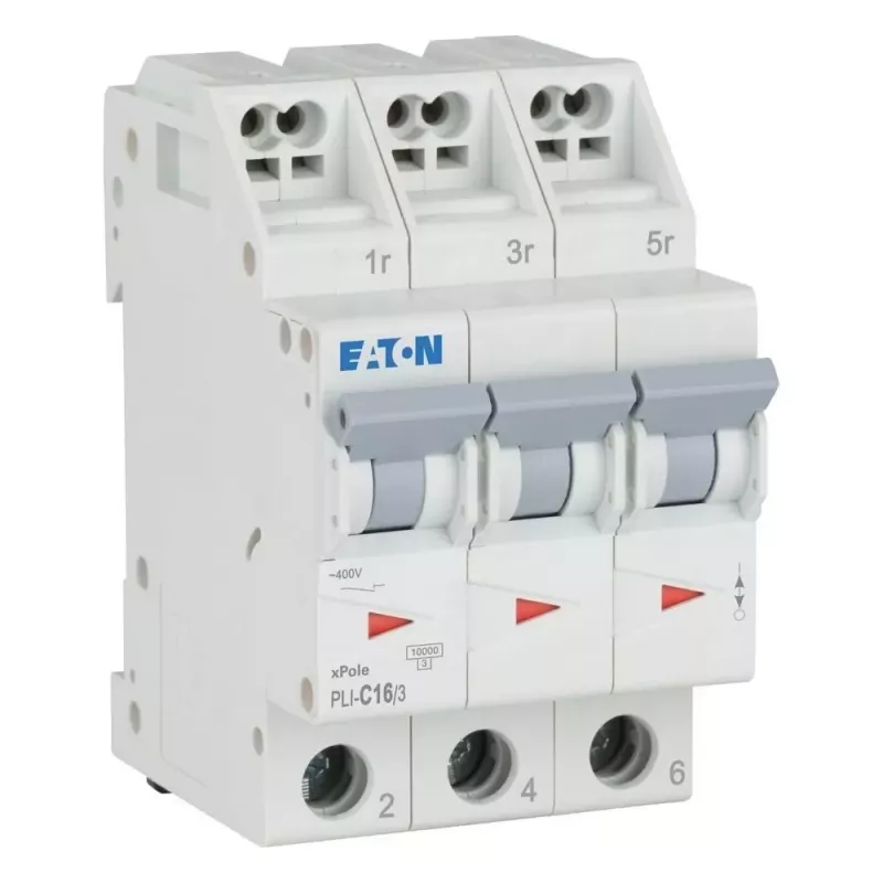 Eaton PLI-C16/3 automatinis grandinės pertraukiklis C tipo 16A 3 polių 101321