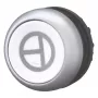 Eaton M22-D-W-X11 mygtuko aktuaratorius, baltas, plastikinis priekinis žiedas, 22,5 mm, momentinis 101673