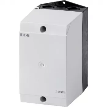 Eaton CI-K tuščias korpusas DIN bėgiui, 100 x 160 x 145 mm, šviesiai pilkas (RAL 7035), juodas dangtis (RAL 9005) 206883