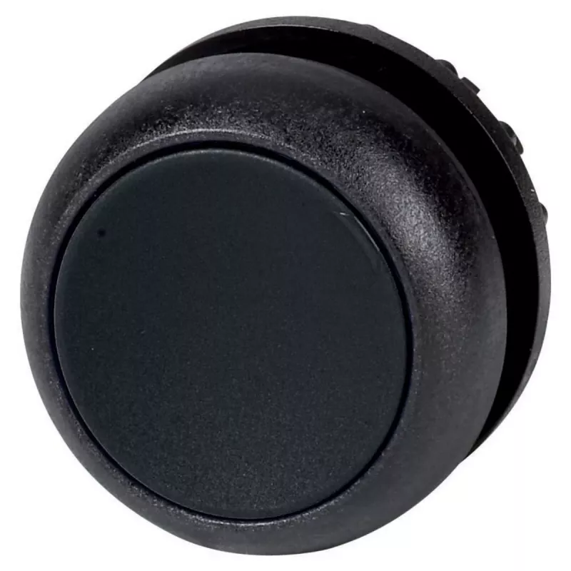 Eaton M22S-D-S mygtuko pavara, įleidžiama, juoda, plastikinis priekinis žiedas, 22,5 mm 216591S