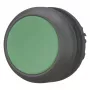 Eaton M22S-D-G mygtuko spaudiklis, plokščias, momentinis, žalias mygtukas, juodas plastikinis apvadas, 22,5 mm, IP66/IP67/IP69 216597