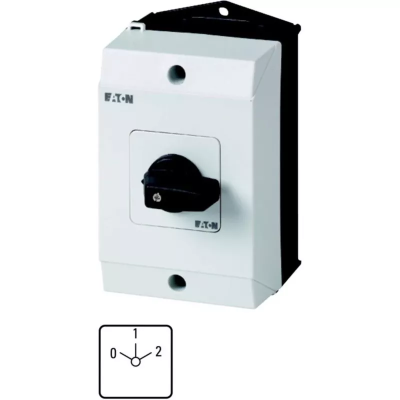 Eaton T0-4-8440/I1 elektrinis jungiklis, trijų polių, juodas/baltas 207141
