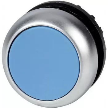 Eaton M22-DR-B mygtuko aktuaratorius, mėlynas, chromuoto plastiko, momentinis, 22,5 mm montavimas 216623