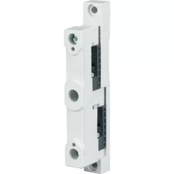 Eaton BBS-2/FL plokščiųjų šynų laikiklis, 2 polių, pilkos spalvos 107069