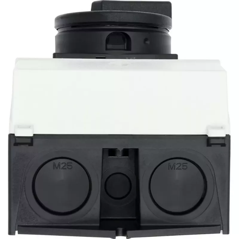 Eaton P1-25/I2-SI/HI11-SW 3 polių saugos jungiklis, 25 A, IP65, juodas/baltas 207311