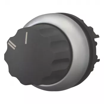 Eaton M22-WR-X92 perjungiklis su pasukamuoju rankenėliu, 2 padėčių, fiksuojamas, juodas