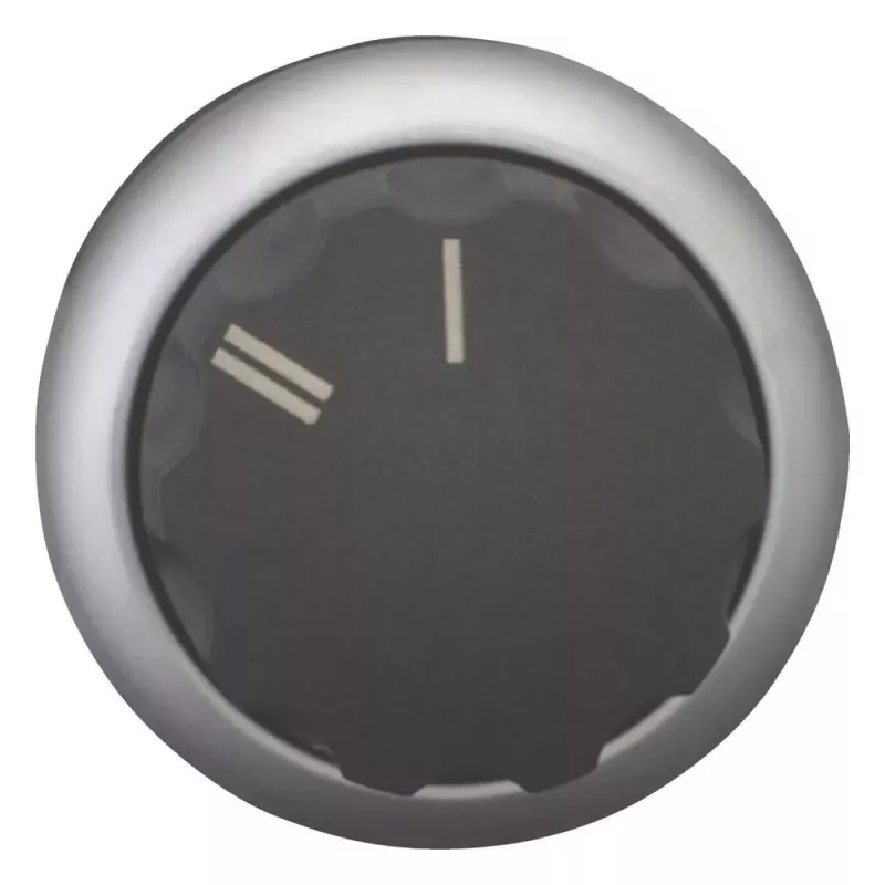 Eaton M22-WR-X92 perjungiklis su pasukamuoju rankenėliu, 2 padėčių, fiksuojamas, juodas