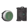 Eaton M22-D-G-X1-K10-BVP mygtukas su plastikiniu priekiniu žiedu, žalias, 1 NO 110937
