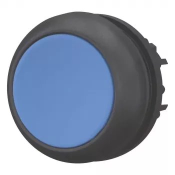 Eaton M22S-D-B plokščiasis mygtuko aktuaratorius, mėlynas, 22,5 mm, momentinis 216601