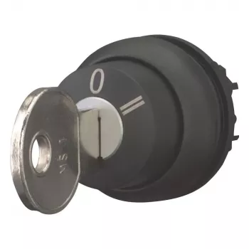 Eaton M22S-WRS3 raktinis perjungiklis, 3 padėčių, fiksuojamas, juodas 216901