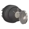 Eaton M22S-WRS3 raktinis perjungiklis, 3 padėčių, fiksuojamas, juodas 216901
