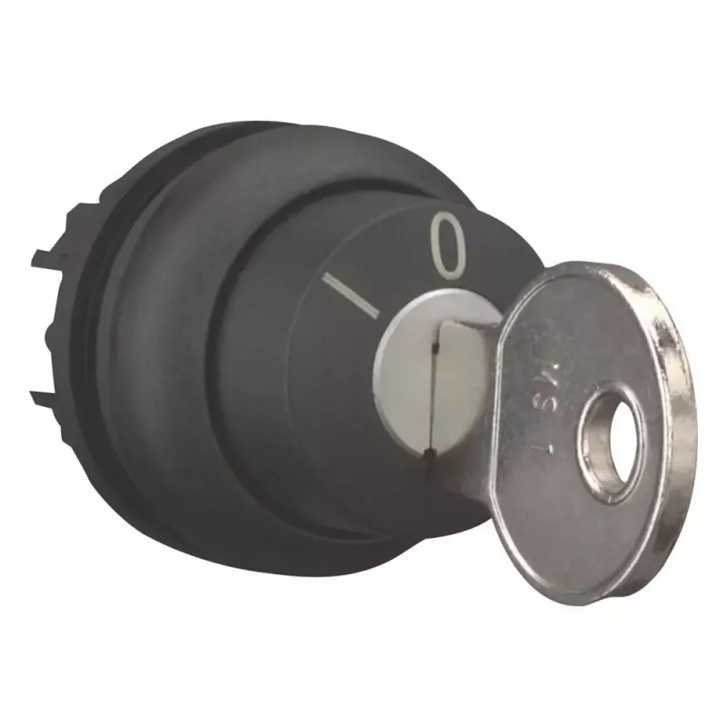 Eaton M22S-WRS3 raktinis perjungiklis, 3 padėčių, fiksuojamas, juodas 216901