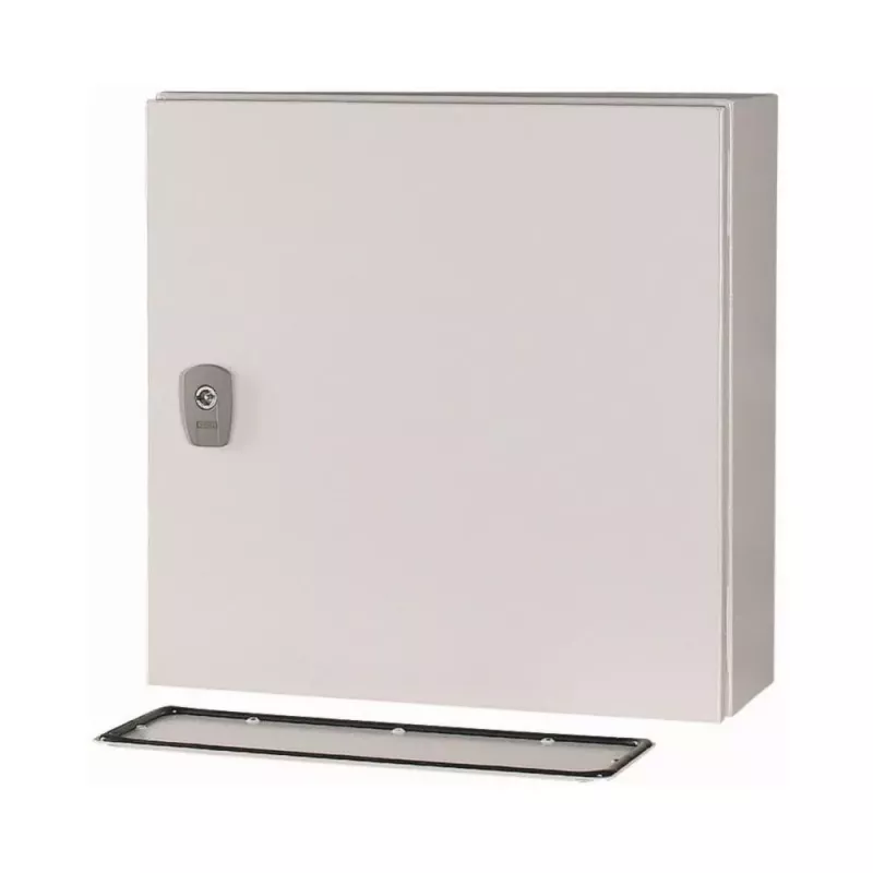 Eaton CS-44/150 sieninis elektros spinta 400x400x150mm, plieninė, IP65, šviesiai pilka 111683